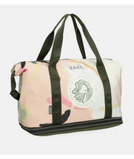Bolso multicolor con asa de mano y de hombro ideal para viajar