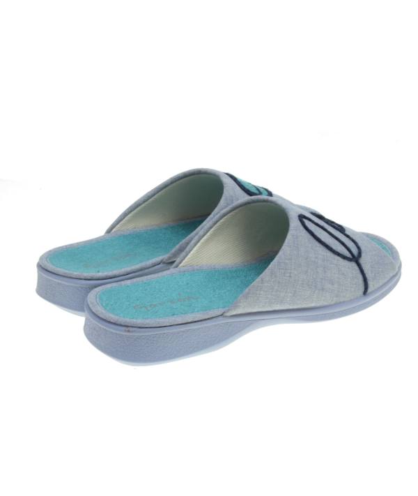 Zapatilla de casa corazon