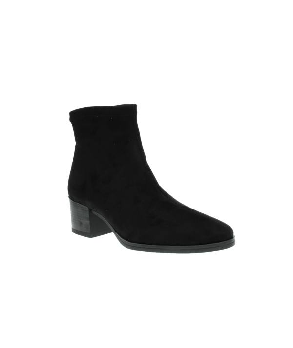 Botin en licra elastica con tacon bajo ideal para cualquier pie