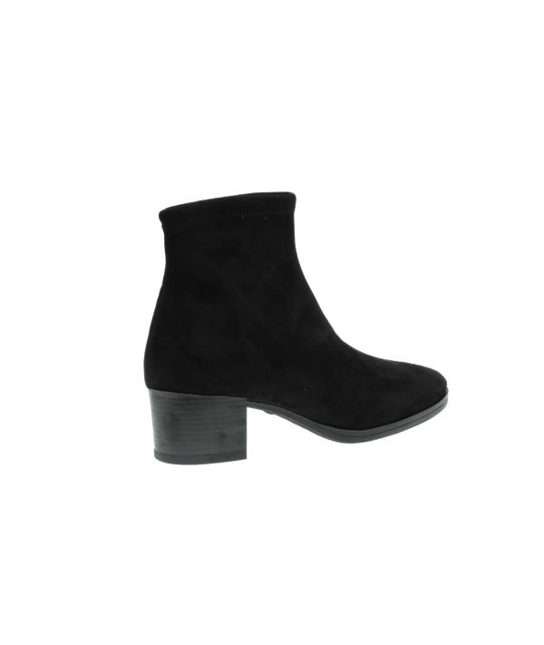 Botin en licra elastica con tacon bajo ideal para cualquier pie