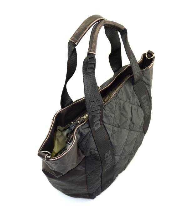 Bolso shopper combinado con asas con letras