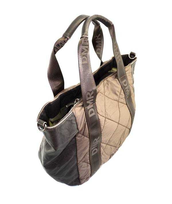 Bolso shopper combinado con asas con letras